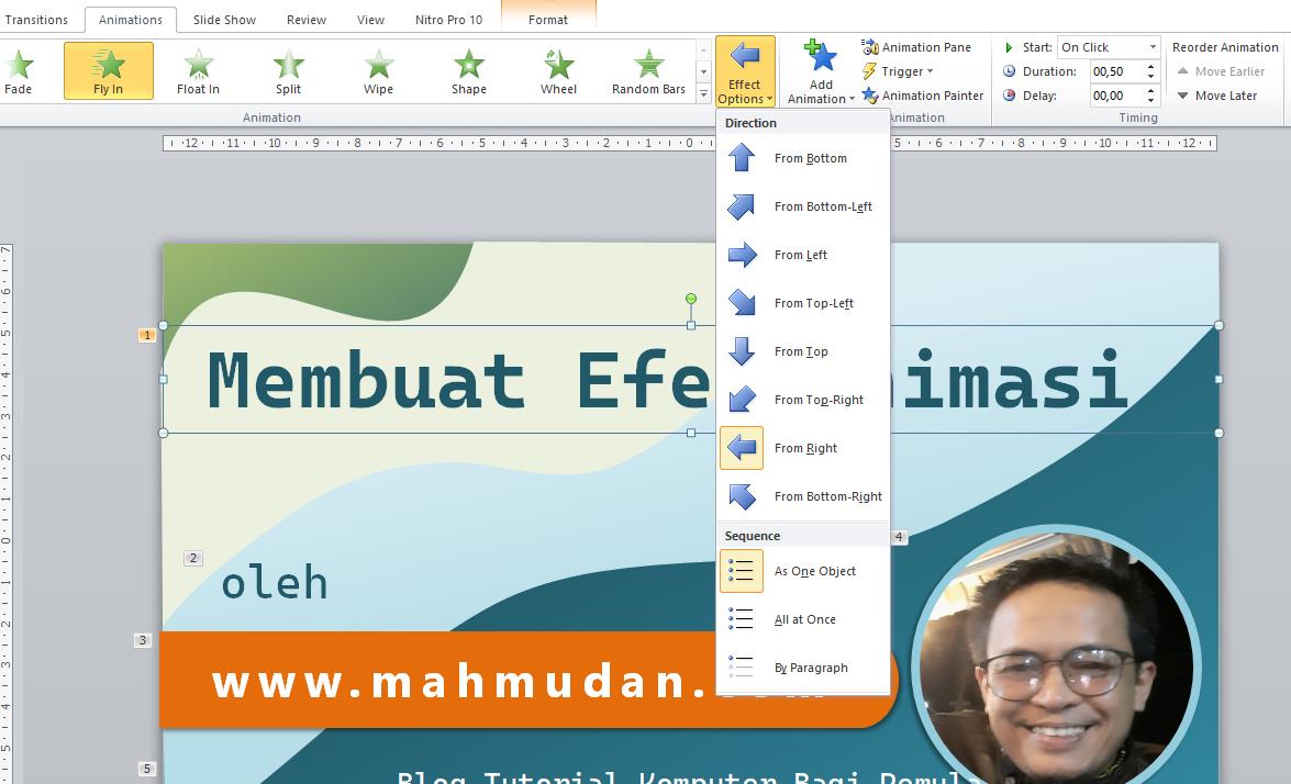 Panduan Membuat Animasi Di Powerpoint 5 Poin Dasar