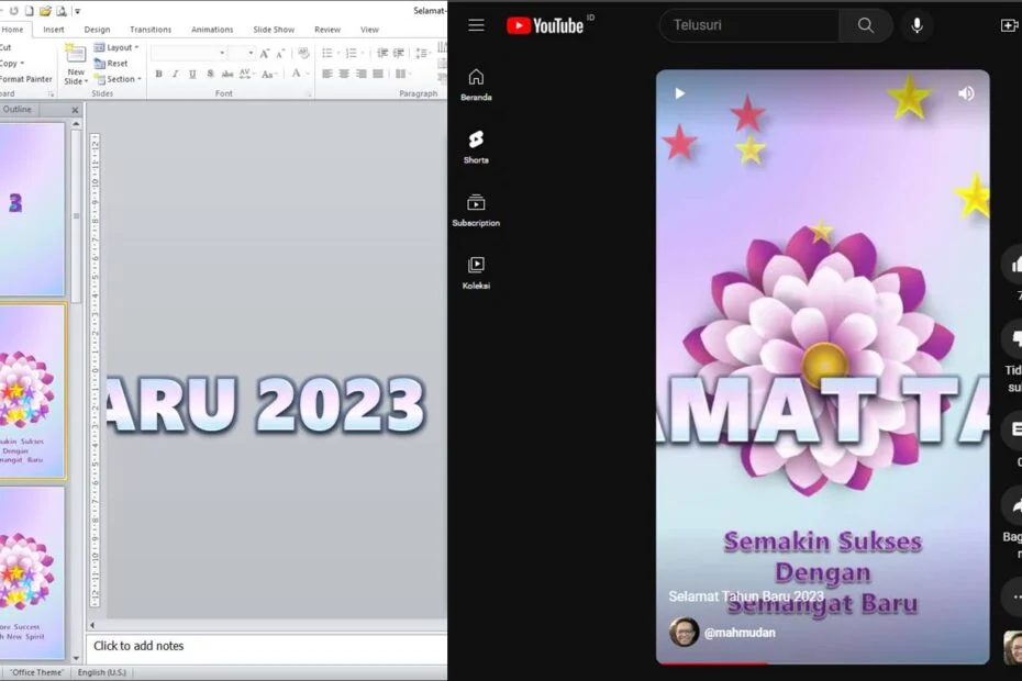 Template Video Powerpoint