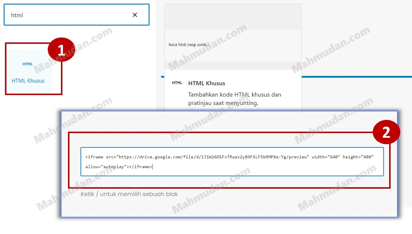Easy Ways to Display PDF files on Websites without Plugins 6. Tempelkan Kode HTML Khusus