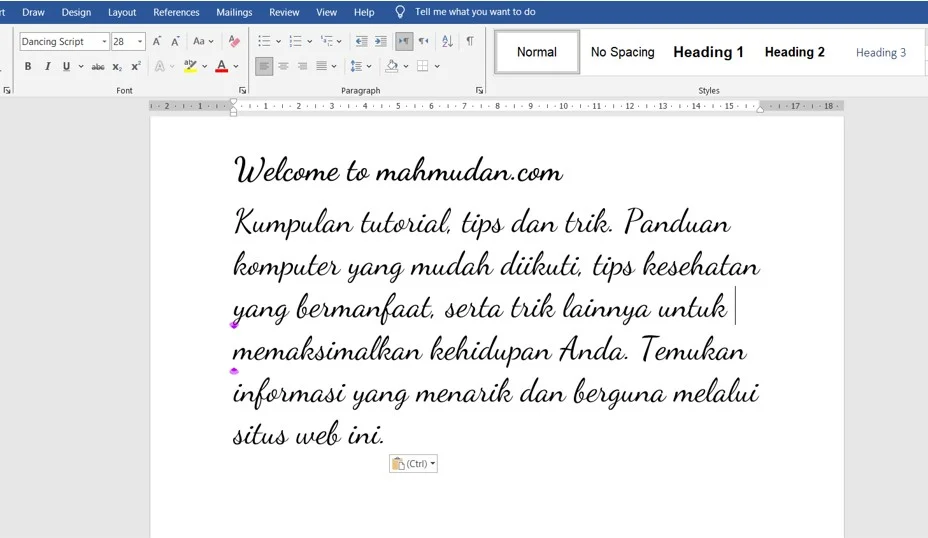 Cara Menambah Font Tulisan Tangan di Word – 6 Langkah Mudah