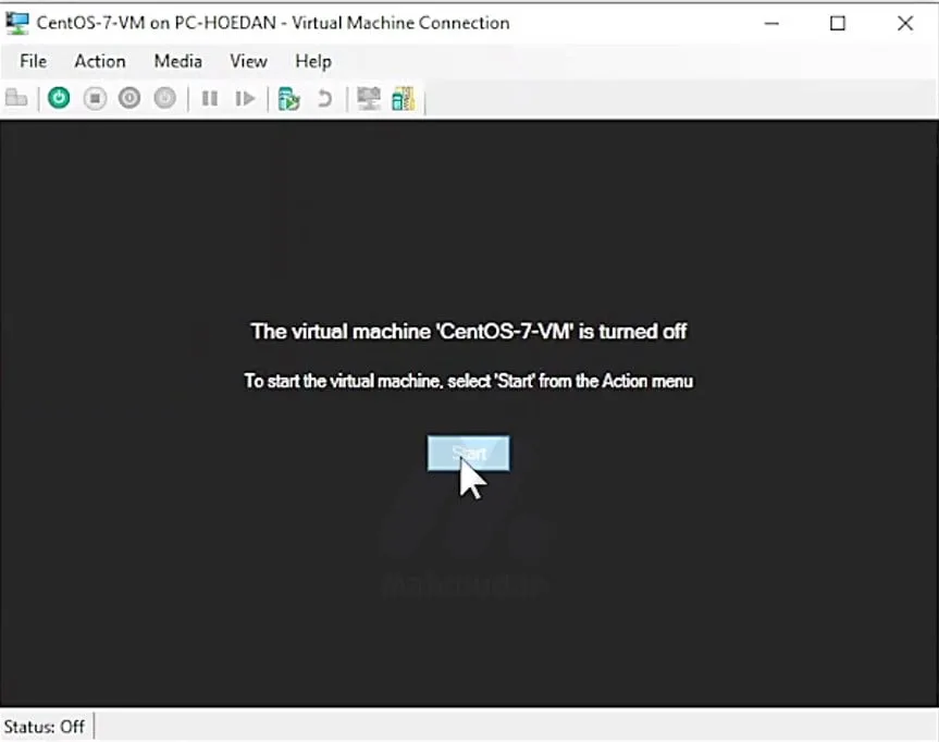 How to Create a CentOS-7 Virtual Machine with Hyper-Vper-V 18 menjalankan mesin virtual CentOS-7 di layar