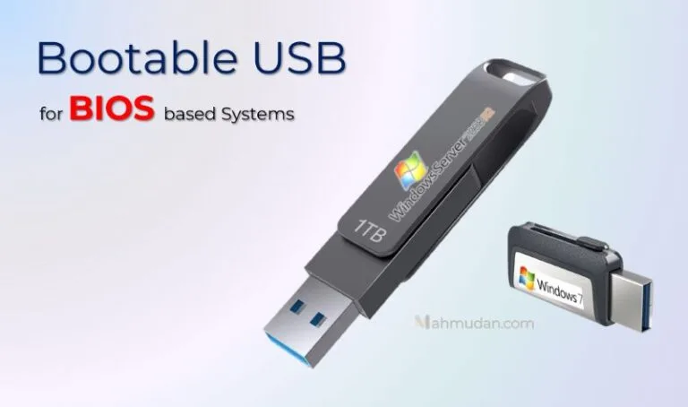 Cara membuat Bootable USB Drive untuk Sistem berbasis BIOS