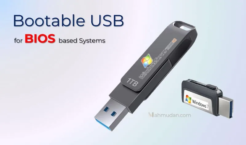 Cara membuat Bootable USB Drive untuk Sistem berbasis BIOS